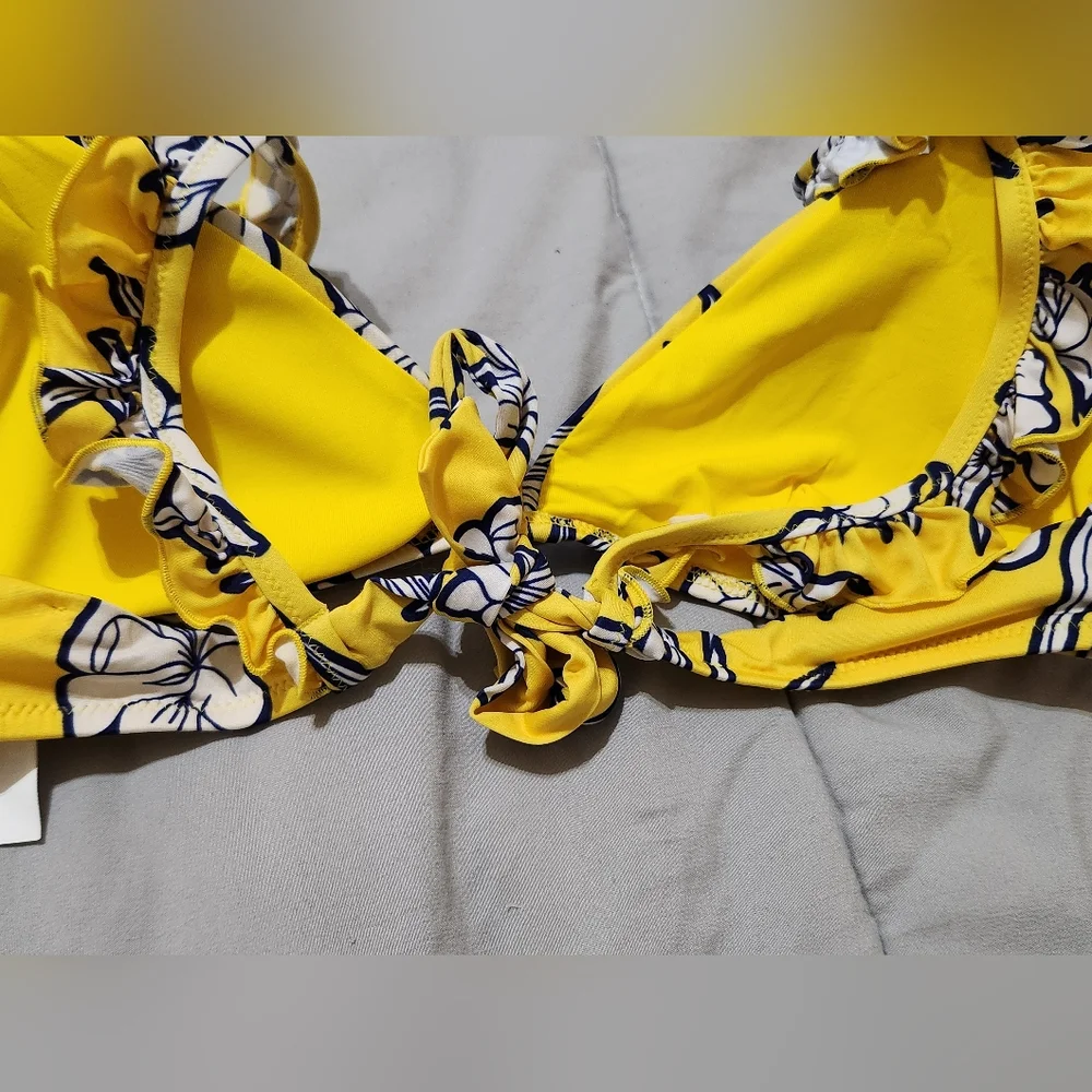 Pinko Elise Bralette Floral Bikini Top NWT